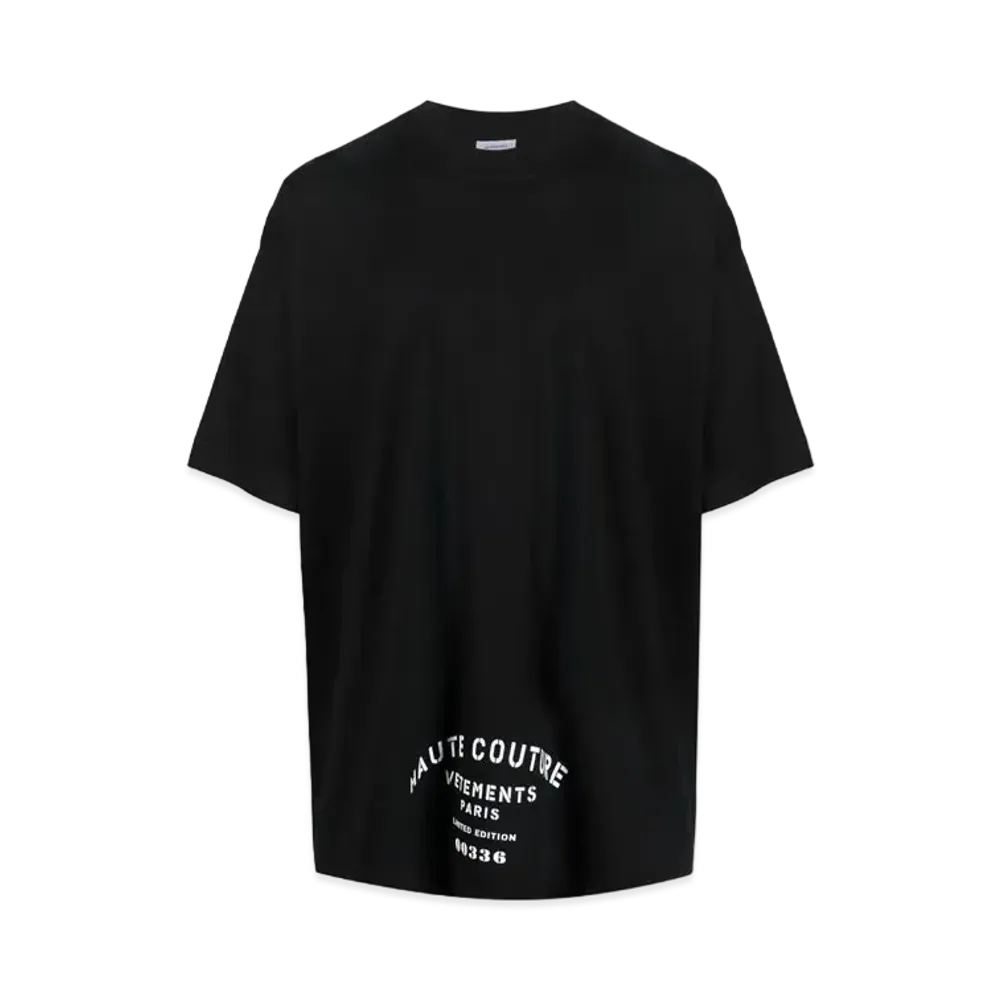VETEMENTS Logo T-shirt "Black"
