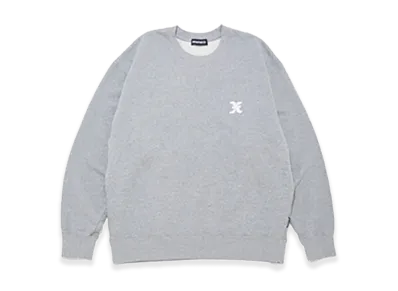 GOD SELECTION XXX Crew Neck Sweat Shirt GX-S26-CS-02 "Gray"