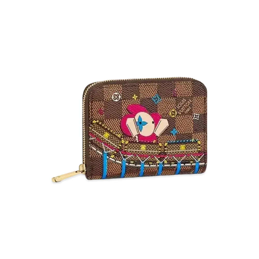 Louis Vuitton Zippy Coin Purse Damier Vivienne Holiday Collection 2020