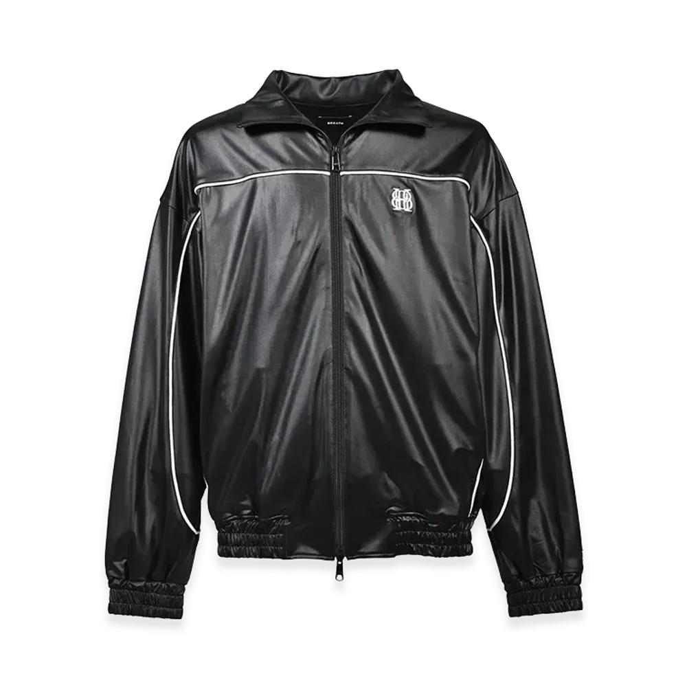 BREATH BH Logo Piping Coating Jacket "Black"