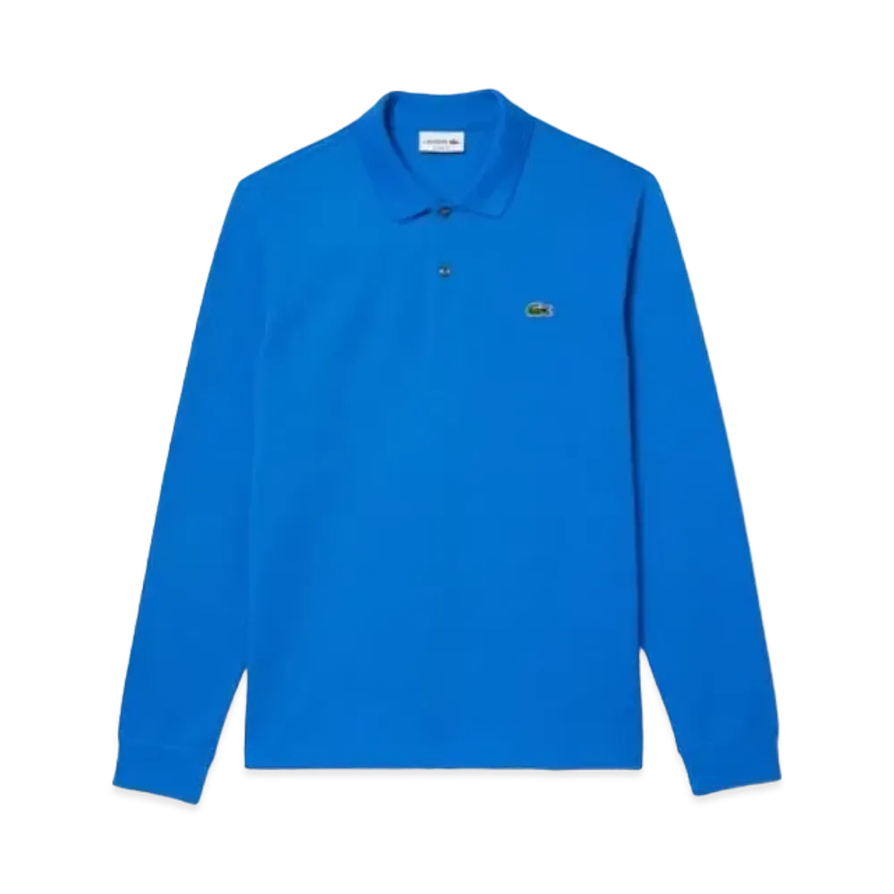 LACOSTE Original Fit Long Sleep Polo Shirt "Blue"