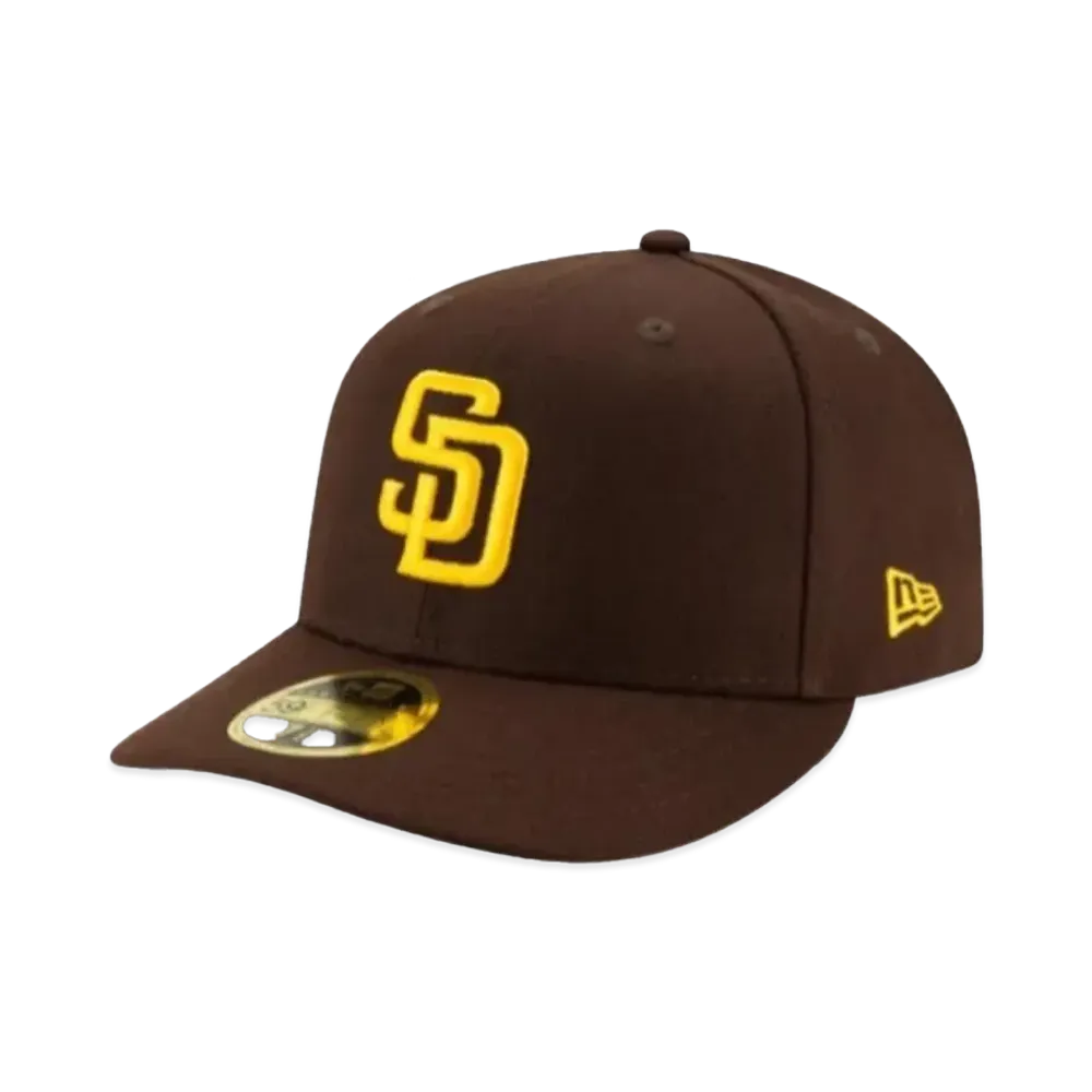 NEW ERA 59FIFTY 5950 LP MLB Low Profile "Padres Brown"