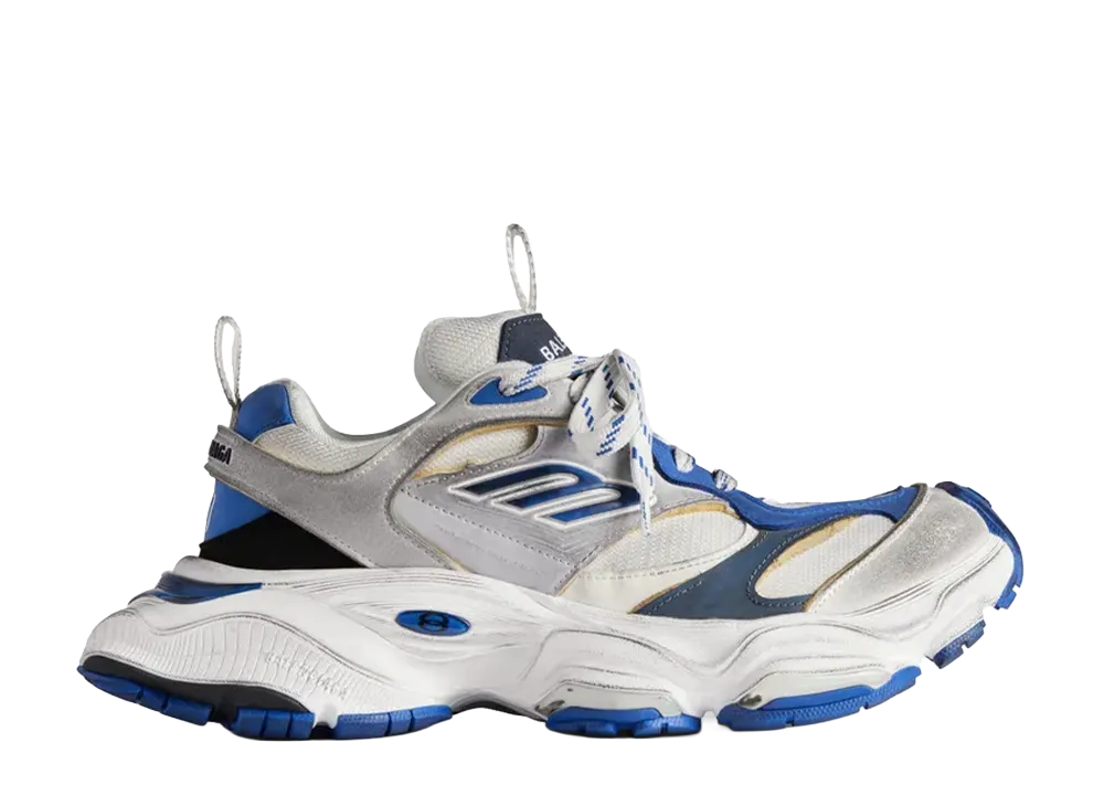 BALENCIAGA Cargo Sneaker "Grey/White/Blue"