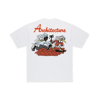 Travis Scott Cactus Jack x Virgil Abloh Archive x Architecture Chef Tee "White"