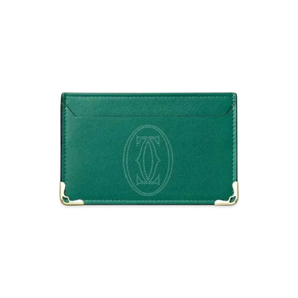 Cartier Simple Card Holder, Must de Cartier "Leaf Green"