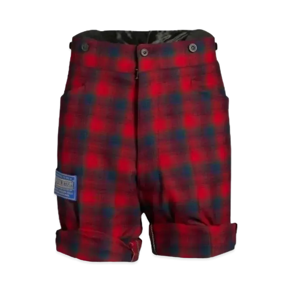 Maison Margiela Pendleton Shorts "Red"