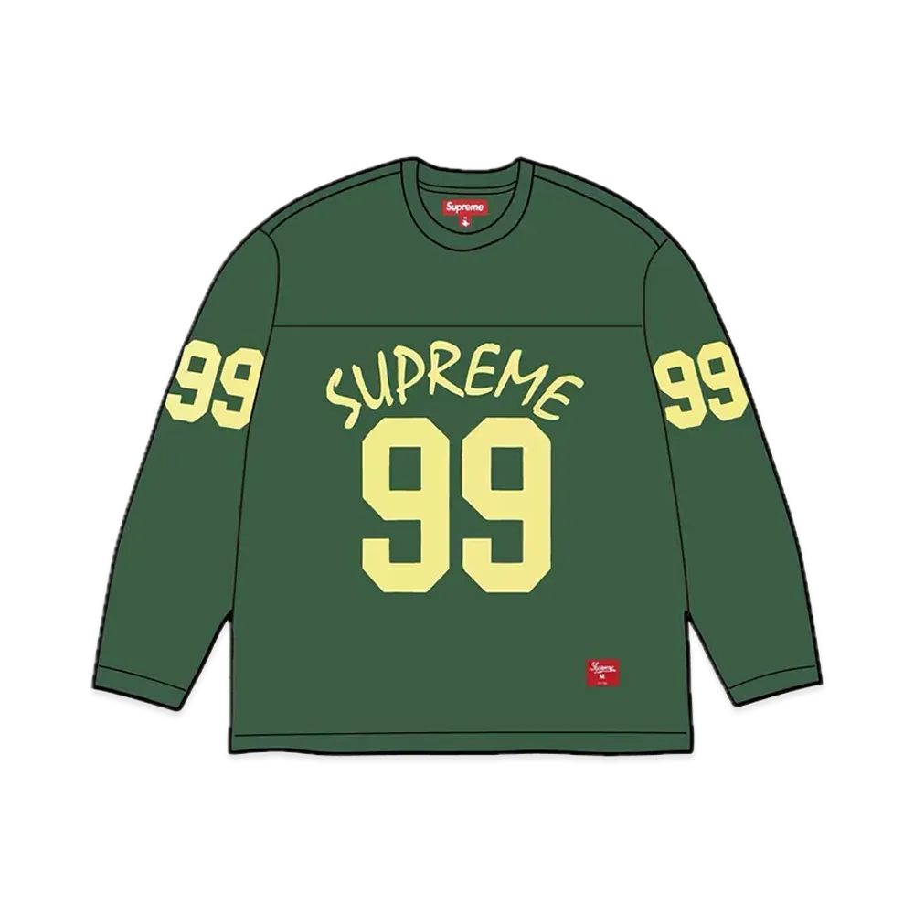 Supreme 99 L/S Football Top "Green"