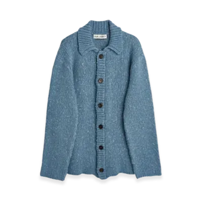 OUR LEGACY Big Cardigan Funky Acrylic "Blue"
