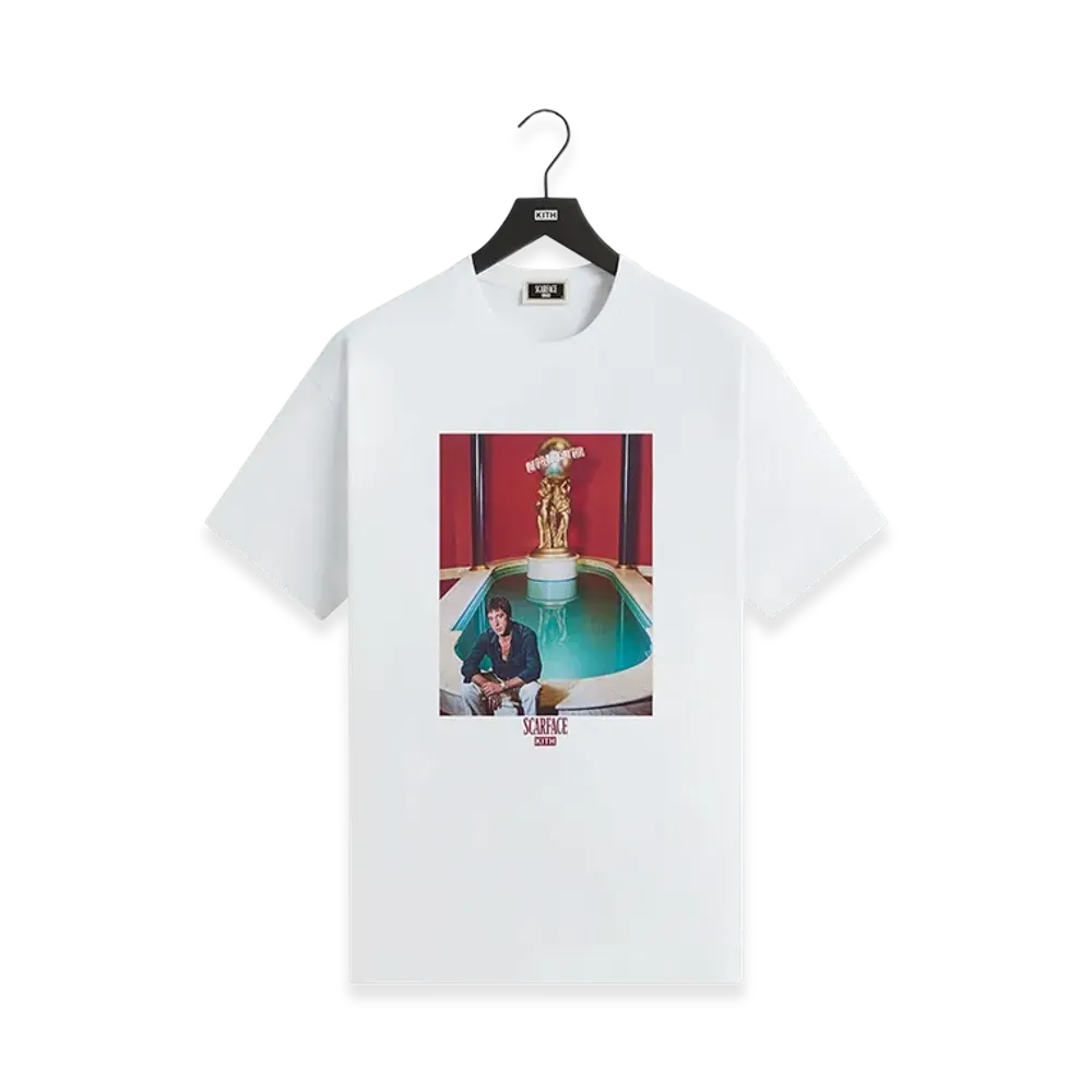 Kith x Scarface Tony Fountain Tee "White"