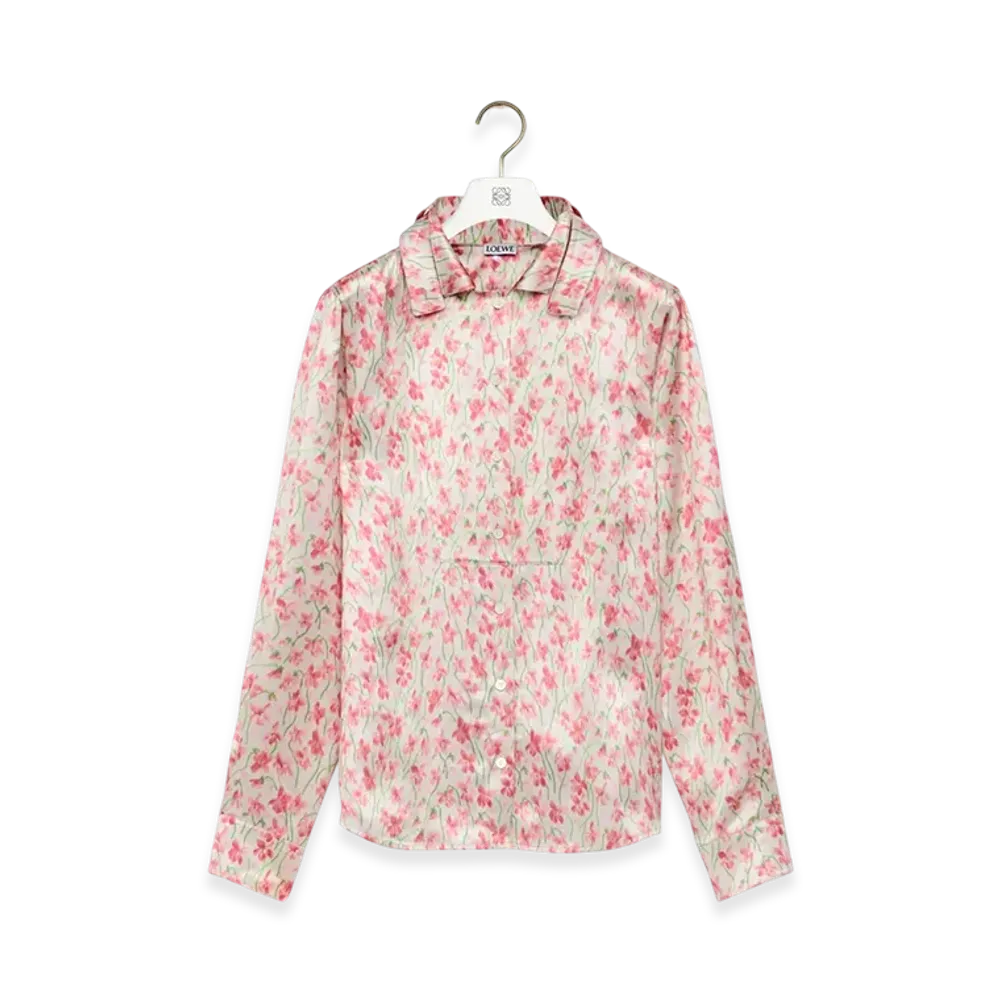 LOEWE Shirt "White/Pink"
