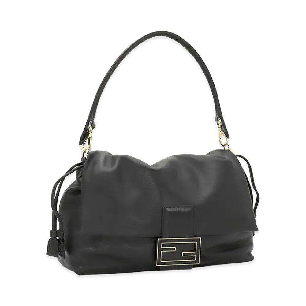 FENDI Women's Mamma Baguette Large Handbag "Nero"