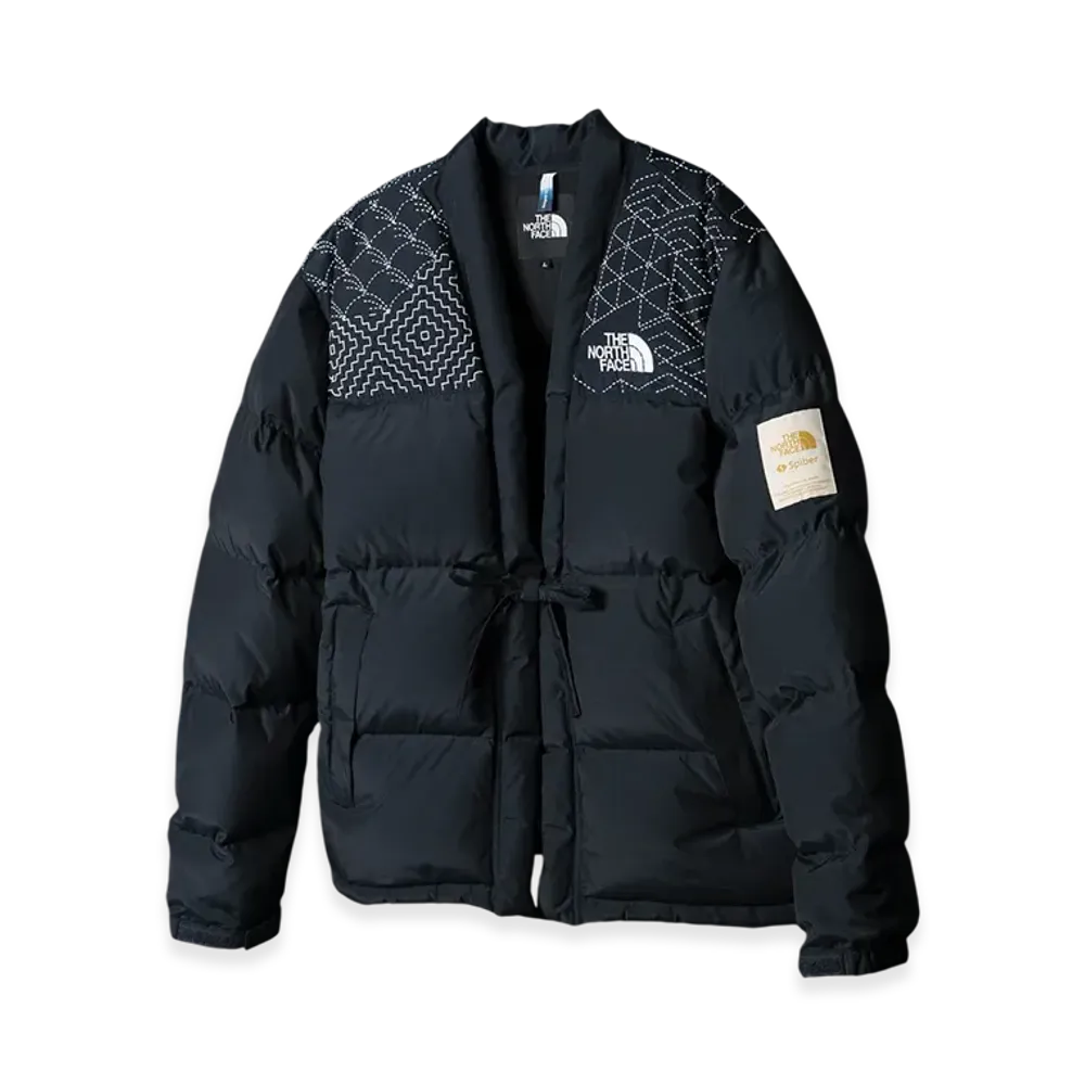 The North Face x Sashiko Gals BP Nuptse Hanten Sashiko Jacket "Black"