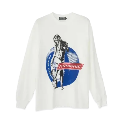 HYSTERIC GLAMOUR Hysteric Motor Girl T-Shirt "White"