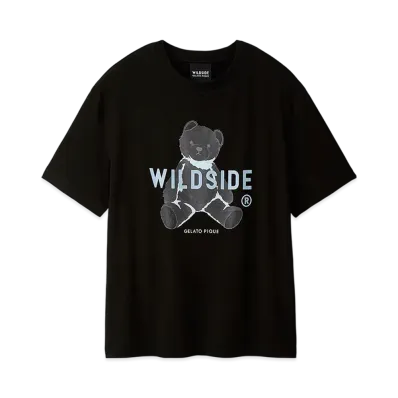GELATO PIQUE Homme x WILDSIDE UNISEX Bear Motif T-Shirt "Black"