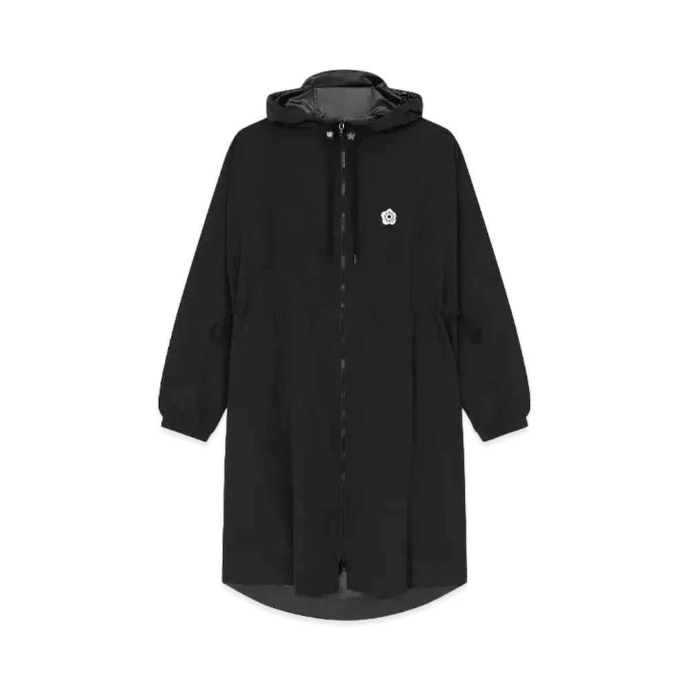 KENZO 'BOKE FLOWER 2.0' Long Wind Breaker "Black"