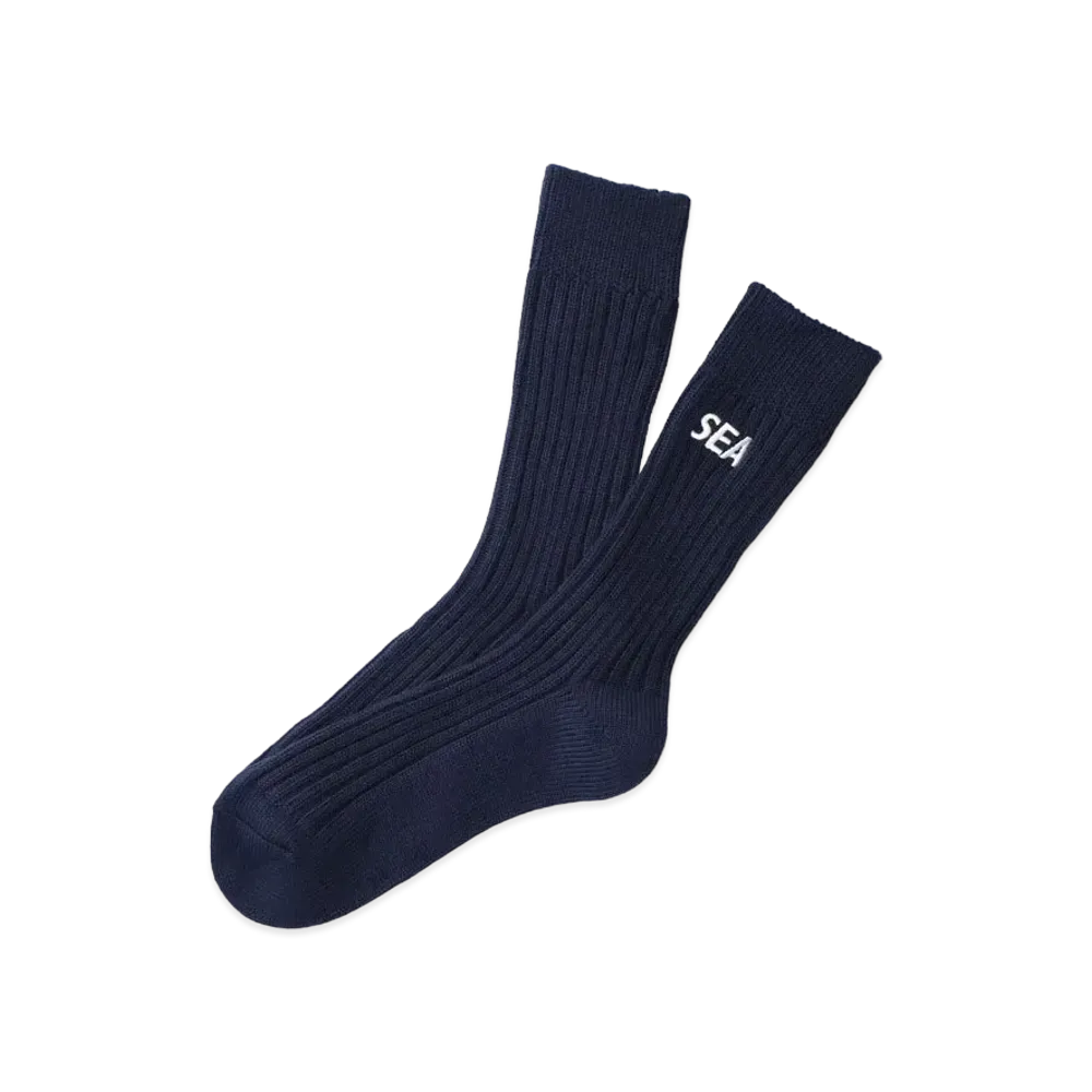 WIND AND SEA Sea Socks "Navy"
