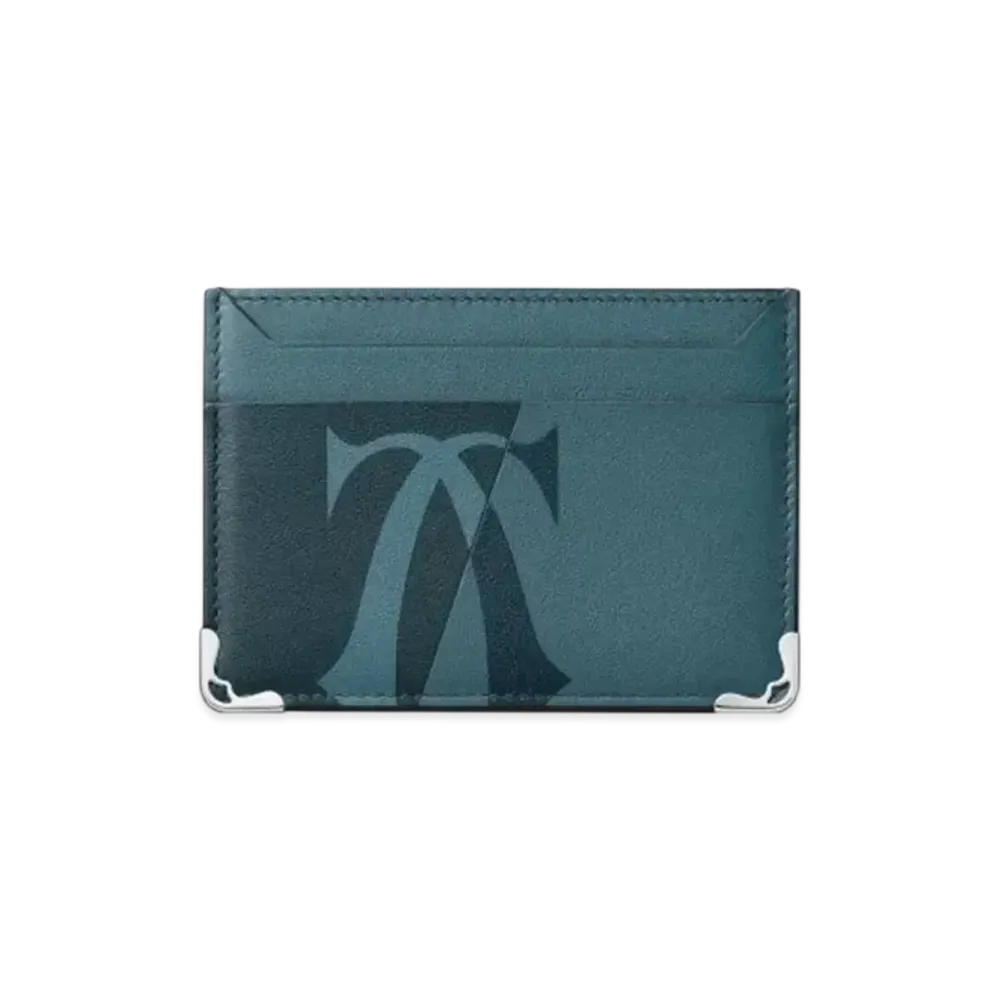 Cartier Double Card Holder, Must de Cartier "Steel Gray"