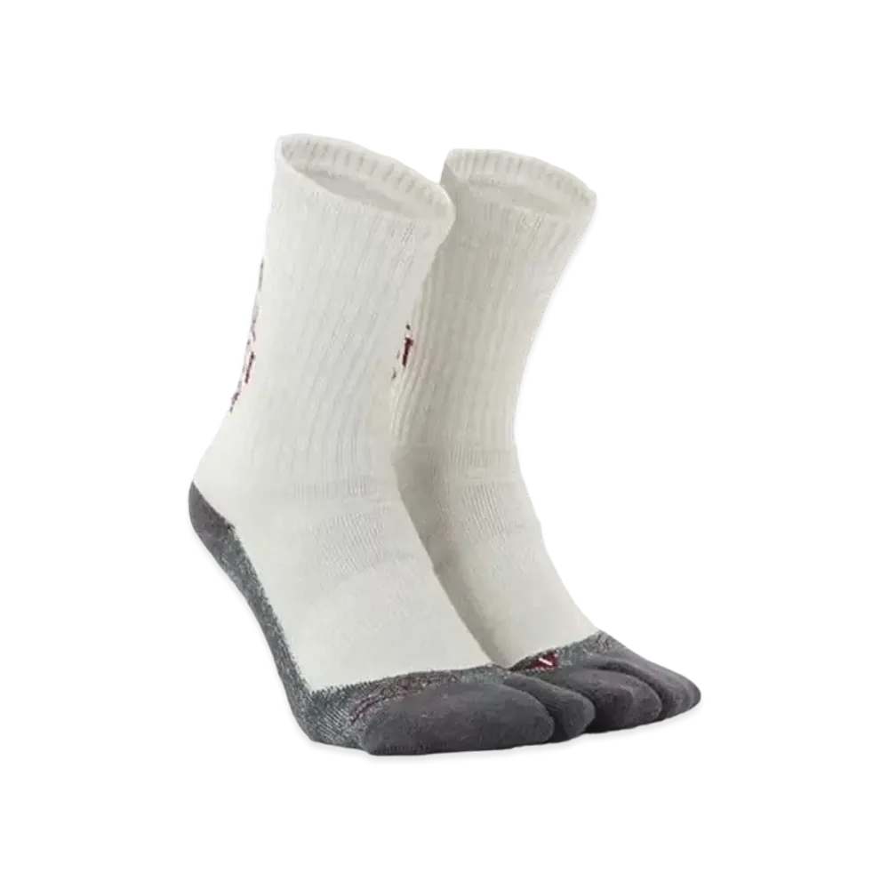 KEEN Newport Tabi Slogan Socks "White/Magnet"