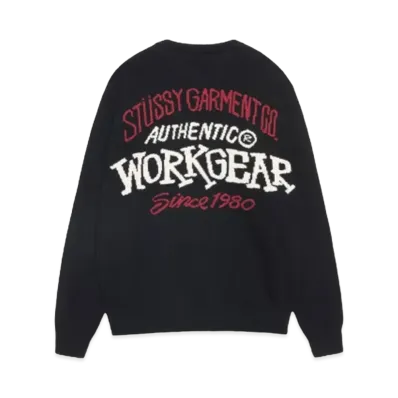 Stussy Authentic Workgear Sweater "Black"