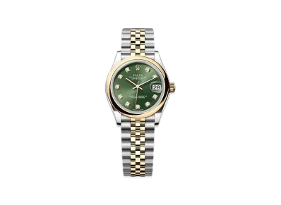 ROLEX Datejust 31mm Oystersteel & Yellow Gold 278243 "Olive Green"