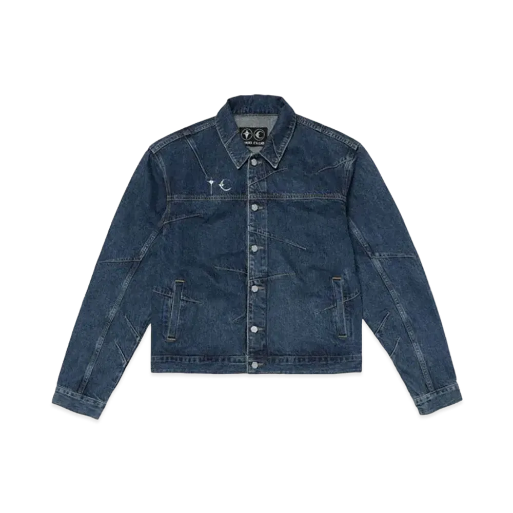 THUG CLUB TC Pin Denim Jacket "Blue"