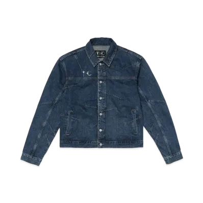 THUG CLUB TC Pin Denim Jacket "Blue"