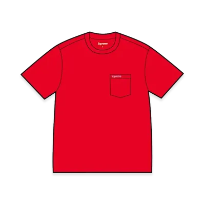 Supreme S/S Pocket Tee "Red" (26SS)