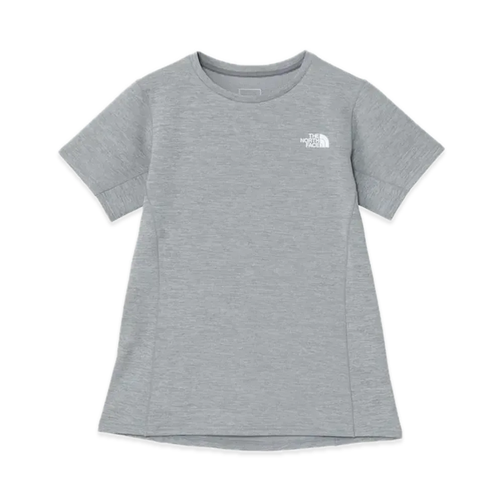 The North Face Short Sleeve Flash Dry Mid Crew "Mix Gray"