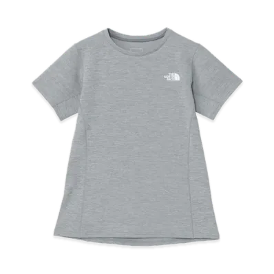 The North Face Short Sleeve Flash Dry Mid Crew "Mix Gray"