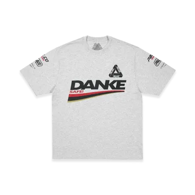 PALACE Danke T Shirt "Grey Marl"