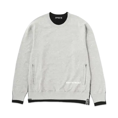 mastermind JAPAN 2 Color Crewneck "Top Gray Black"