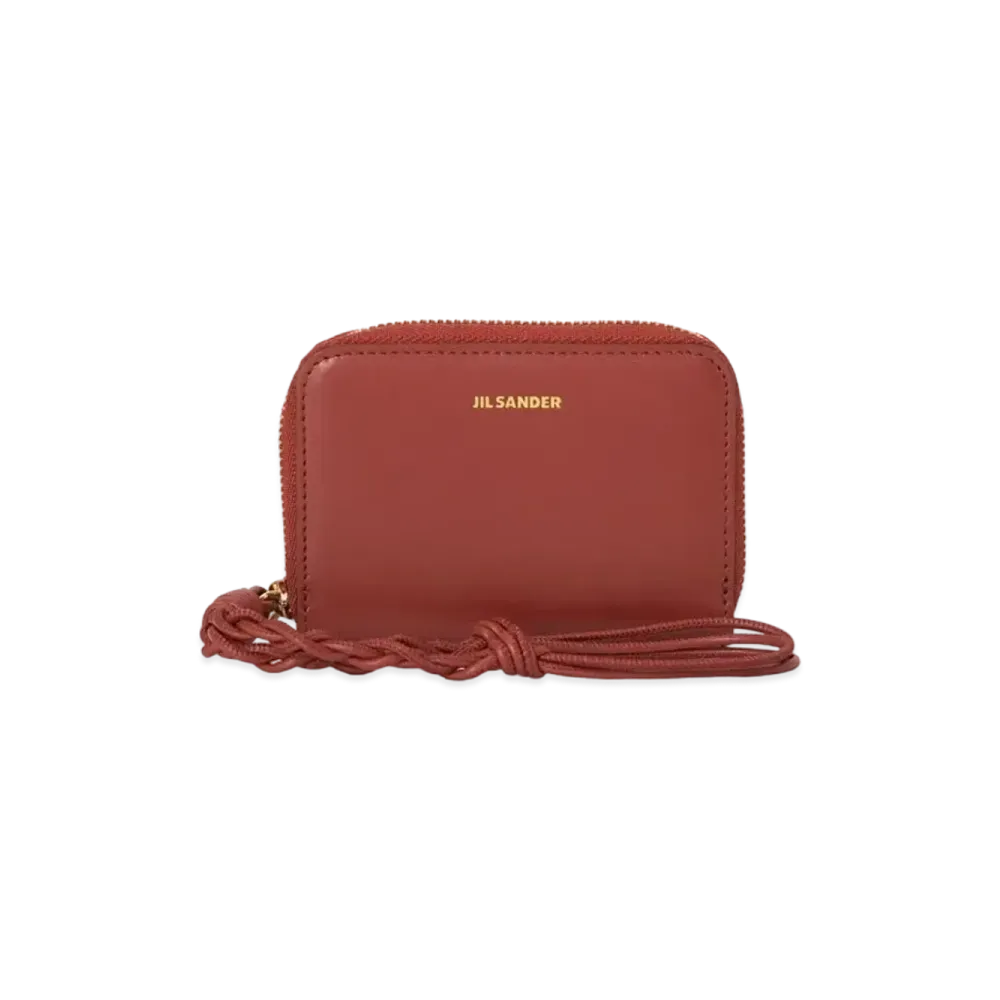 Jil Sander Zip-Around Wallet Small "Red"