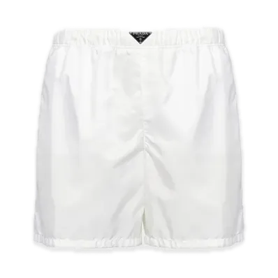 PRADA Re-Nylon Swim Shorts "White"