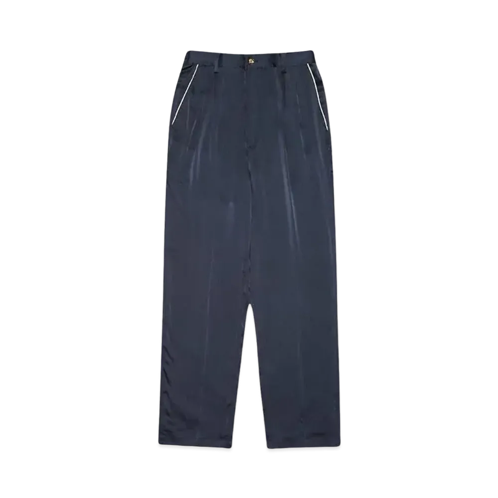 INCRM SILK PANT "NAVY"
