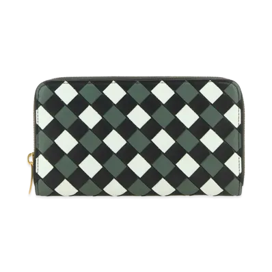 Bottega Veneta Women's Nappa Leather Intrecciato Wallet "Multicolor"