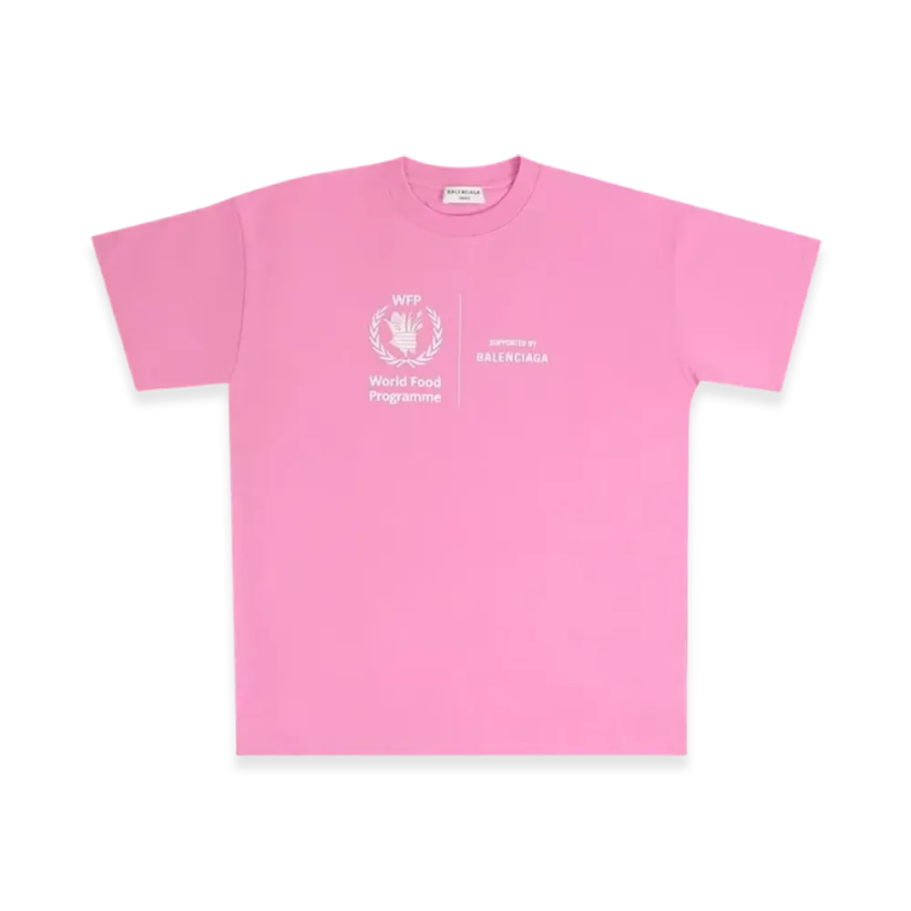 BALENCIAGA WPF T-Shirt "Pink White"