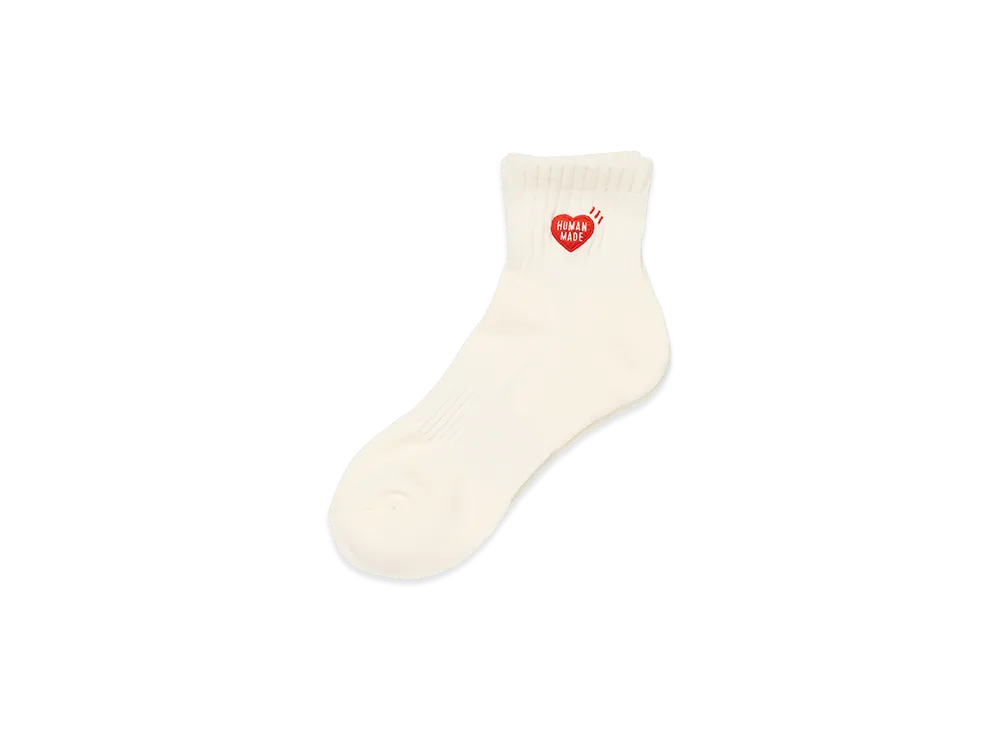 HUMAN MADE Pile Short Socks "White"
