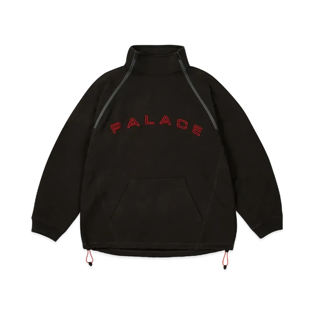 PALACE Double Zip Funnel "Black"