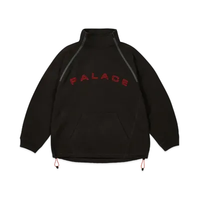 PALACE Double Zip Funnel "Black"