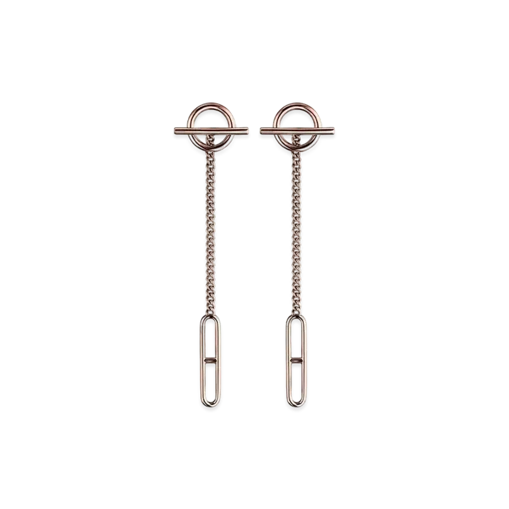 Hermes Echappee Earring "Rose Gold"