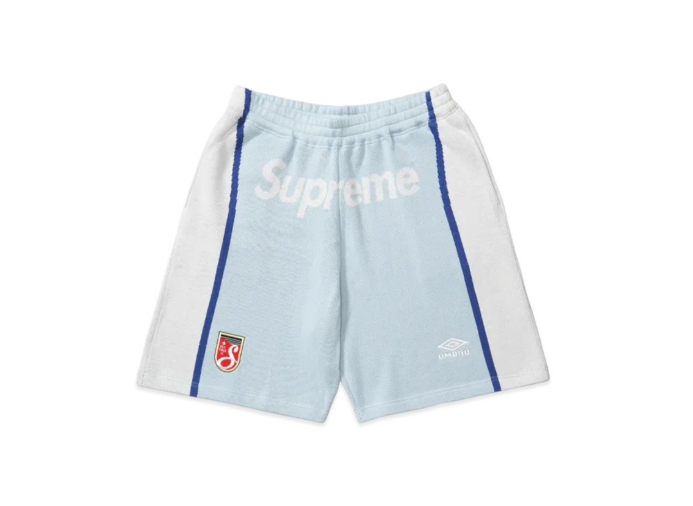 Supreme x Umbro Knit Soccer Short "LightBlue"