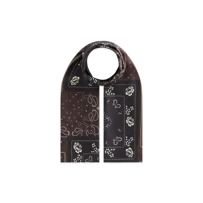Kith Printed Paisley Silk Scarf "Kindling"