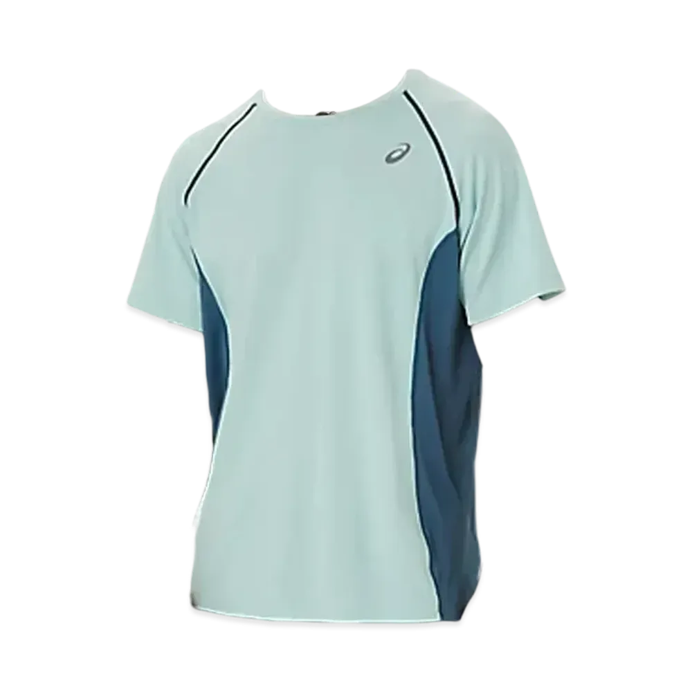 Asics Actibreeze Panel Jacquard Short Sleeve Shirt "Right Celadon"
