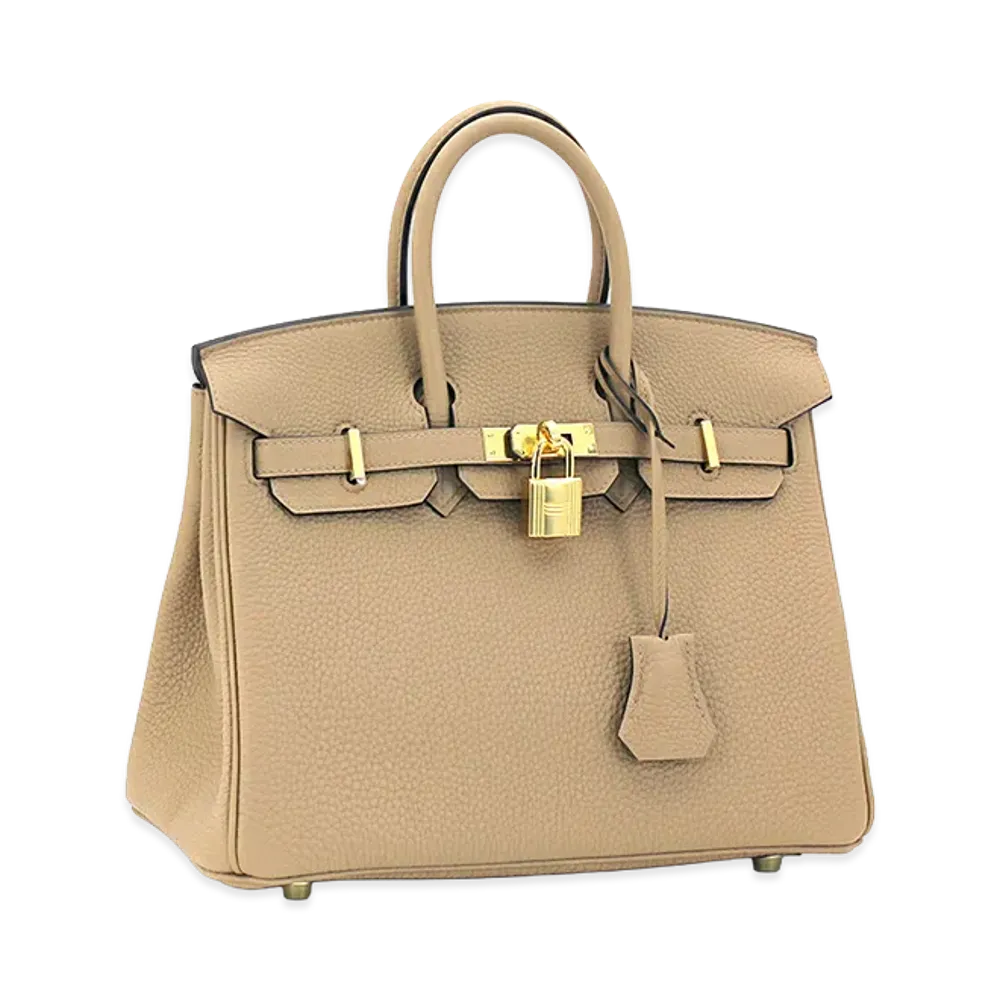 Hermes Women's Birkin 25cm Togo Handbag "Chai"