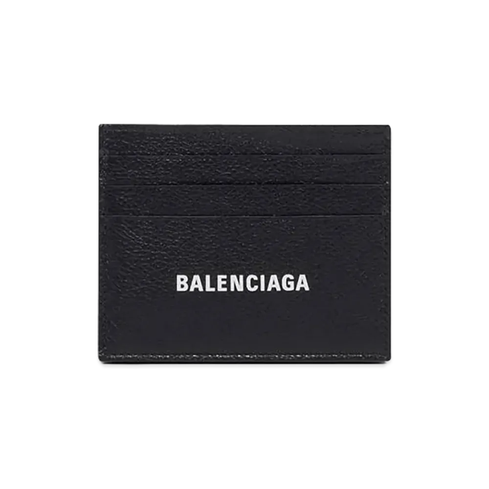 BALENCIAGA Cash Card Holder with Dividers "Black"