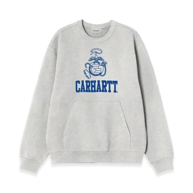 Carhartt WIP Pond Corps Sweat "Ash Heather"