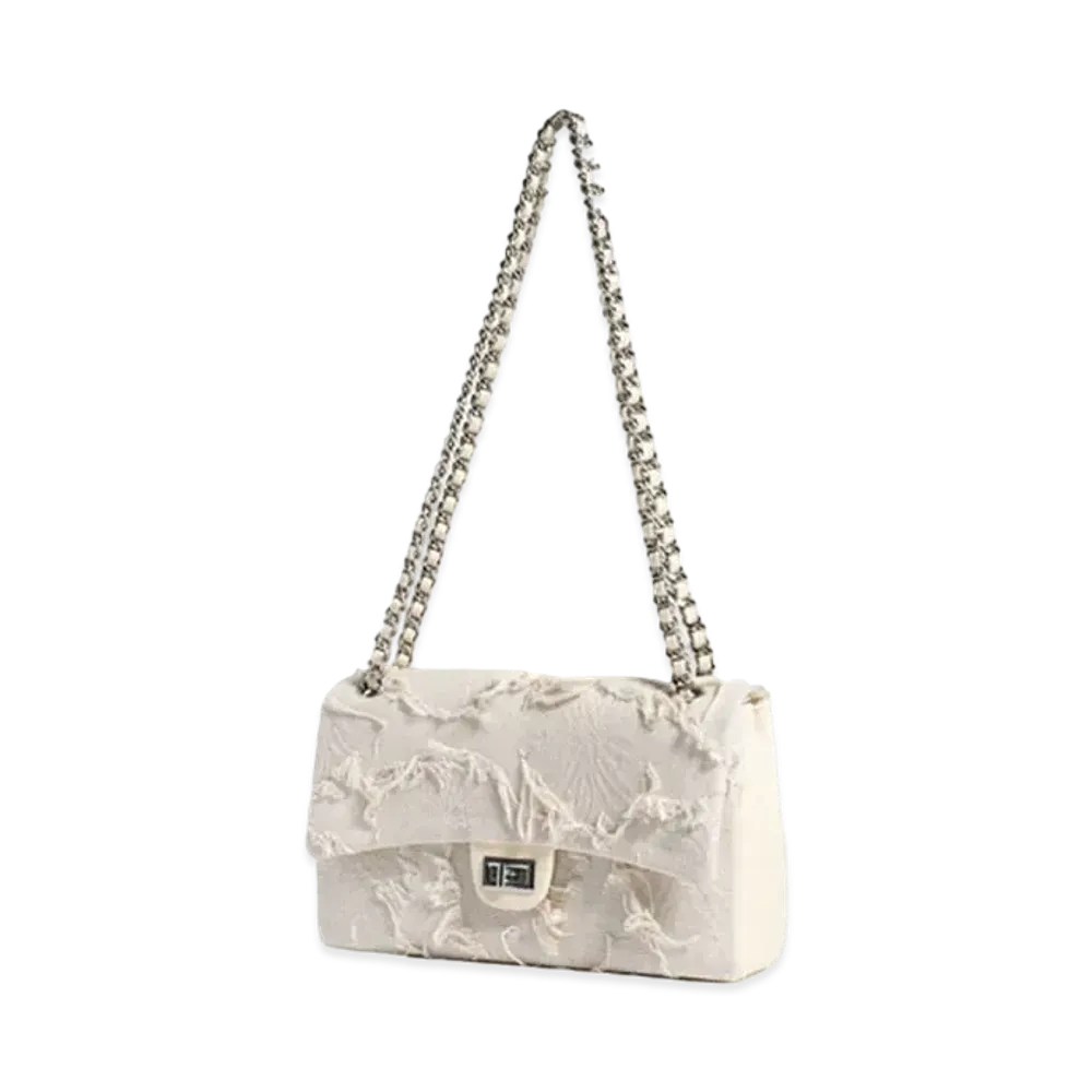 EMOTIONAL WORLD Vintage Chain Bag "OFF WHITE"