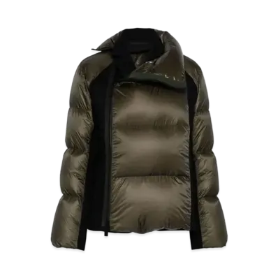 sacai Short Nylon Down Jacket "Khaki"
