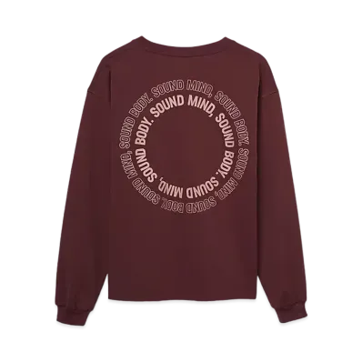 Asics Graphic Ls Tee "Dark Cherry"