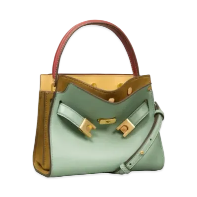 Tory Burch Lee Radziwill Petite Double Bag "Rivulet"